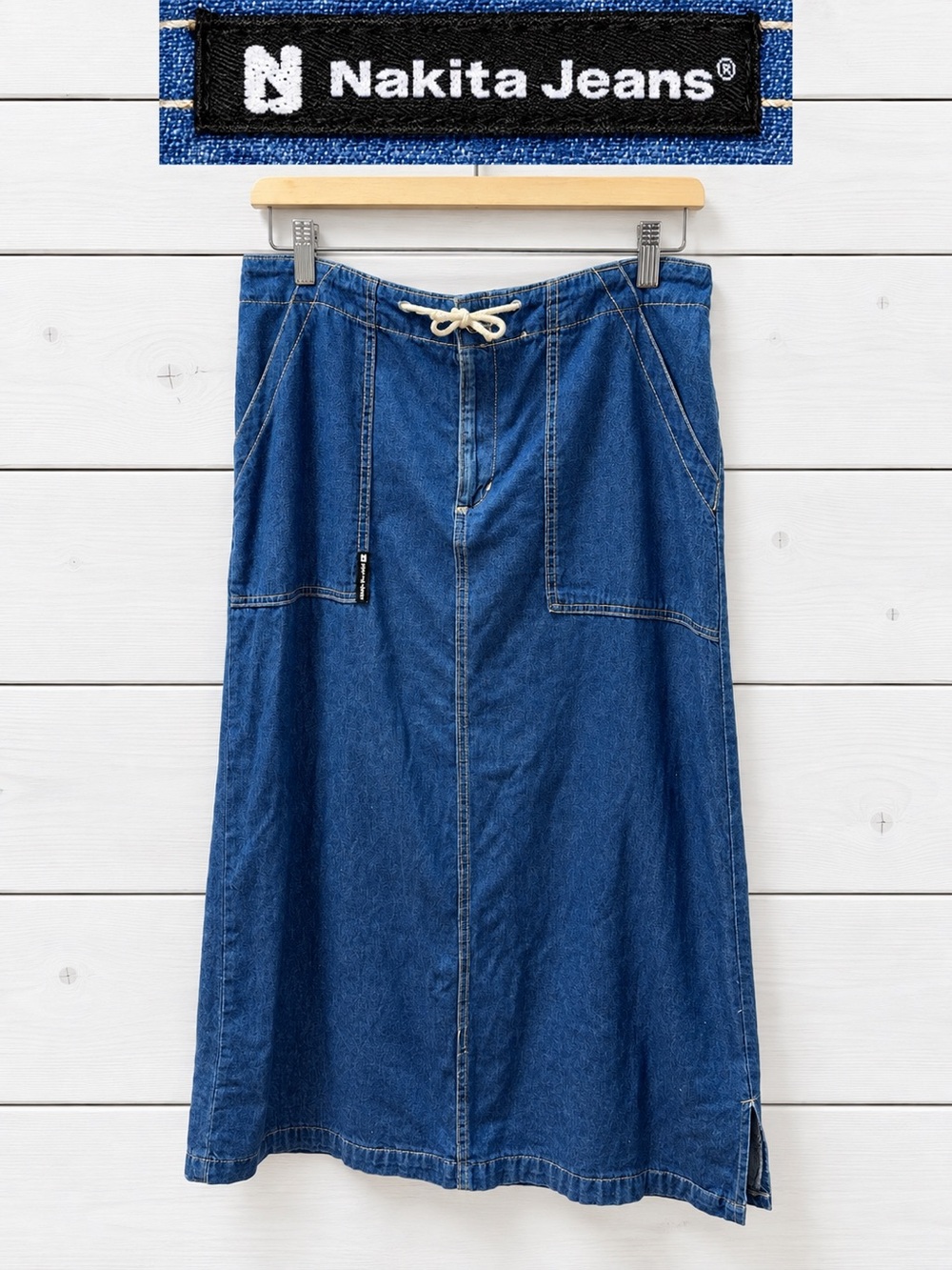 N Nakita Jeans Denim Maxi Skirt – Size 16